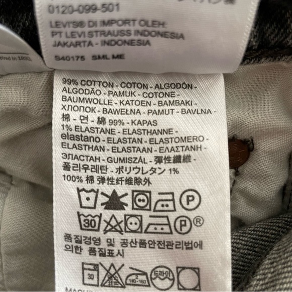 Levi’s 501 Skinny High Rise | washed black - Picture 6 of 6